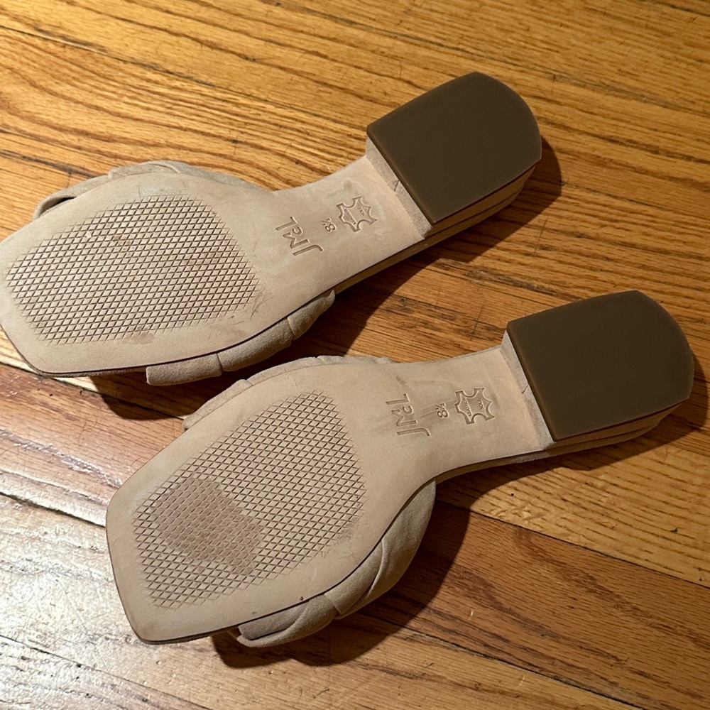 J. McLaughlin Hannah slide heel shoes — nude color, size 8.5